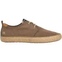 Pepe Jeans para homem. PMS100007 Port Casual alpargatas bege (45), Tecido, Plano, Cordão