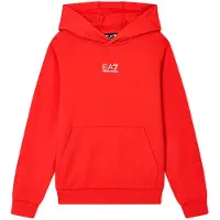 EA7 para menino. 7B000024_AF10380 Sweatshirt Core Identity Boy vermelho (14 años= 164/166 cm), Esportivo, Algodão, Manga curta, moda infanti