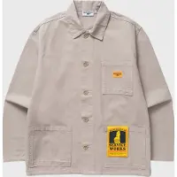 Service Works Camisa Canvas Chore Shirt homens - Bege - EU XL
