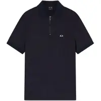 Armani Exchange para homem. XM002372AF21936UB101 Pólo azul-marinho profundo (XL), Casual, Viscoso, Manga curta
