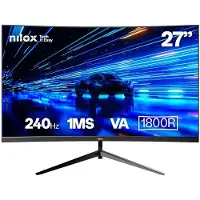 Nilox Monitor Curvo Gaming Nxm27crv2402 27´´ Full Hd Va Led 240hz