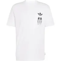 Adidas T-Shirt mangas curtas Loose Graphic T-Shirt Shoes 4 homens - Branco - EU L