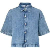 Pieces Blusa 'PCSky' azul ganga
