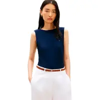 Tommy Hilfiger Camiseta Sem Mangas 5x2 Rib Boat Slim Fit