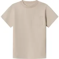 Hackett London para menino. HK5000028 T-shirt interlock bege (Y11), Casual, Algodão, Manga curta, moda infantil