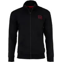 HUGO para homem. 50525245 Casaco descontraído com logótipo emoldurado preto (M), Casual, Algodão