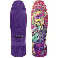Cruzade Skate Deck Bongo Skull Prism Foil 9.375 Haped