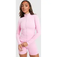 Nike Casaco de treino em moletão 'ONE' cor-de-rosa / branco