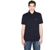 Armani Exchange para homem. XM002390AF13026UB101 Pólo de algodão azul-marinho (L), Casual, Clássico, Manga curta