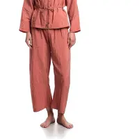 Emporio Armani para mulher. EW003403_AF20245 Calças Terra castanhas (XL), Marrom, Casual, Poliamida
