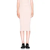 Armani Exchange para mulher. XW001877AF11957M4014 Saia midi de cintura alta nude (XS), Casual, Clássico, Viscoso, Nua