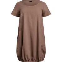 Zizzi Vestido 'JEASY' castanho