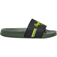 Pepe Jeans para menino. PBS700001 Chinelos Zona B verde (39), Plano, Nenhum, Beachwear, moda infantil