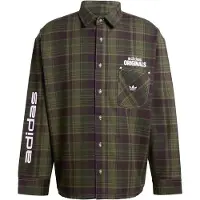 Adidas Originals Camisa De Manga Comprida Flannel Button Up