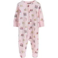 Next Pijama 'Cath Kidston London' bege / cor-de-rosa / vermelho / preto