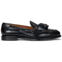 Ralph Lauren para homem. 811967540002 Mocassins de couro Maestra preto (41), Plano, Nenhum, Casual