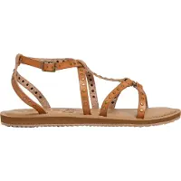 Pepe Jeans para mulher. PLS700017 Sandálias Rio Studs castanhas (39), Marrom, Plano, Fivela, Casual