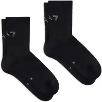 EA7 unisex. 7X000579_AF22658 Running Crusher Socks preto (M), Esportivo, Sintético