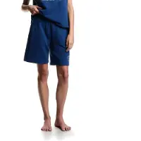 Emporio Armani para mulher. EW000496_AF19031 Bermudas Iconic Light Terry navy (XL), Azul, Homewear, Algodão