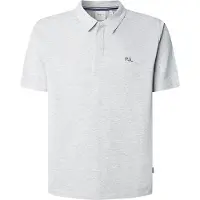 Pepe Jeans para homem. PM5400076 Pólo cinzento Corbin (L), Casual, Cinza, Algodão, Manga curta