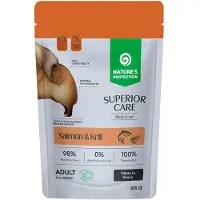 Nature´s Protection Superior Care Red Coat Salmão E Krill Comida Húmida Para Cães 12x85g