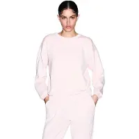 Armani Exchange para mulher. XW000835AF13397U4104 Camisola casual premium cor-de-rosa (XS), Viscoso, Manga comprida