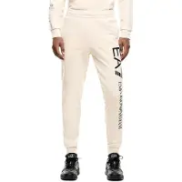 EA7 para homem. 7M000571_AF13512 Calças com logótipo em castanho (L), Marrom, Casual, Esportivo, Algodão, Sportswear, Multisport