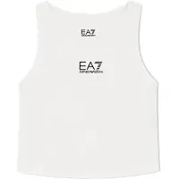 EA7 para menina. 7G000110_AF14524 Top Tennis Pro Girl branco (16Años= 168cm), Esportivo, Poliamida, Sem mangas / correias, moda infantil