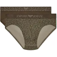 Emporio Armani para homem. EM000251_AF18885 Conjunto 2 lamelas Usar castanho esverdeado (S), Marrom, Homewear, Algodão