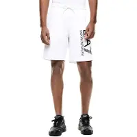EA7 para homem. 7M001414_AF22266 Calções Core Identity branco (XXS), Casual, Esportivo, Algodão, Sportswear, Multisport