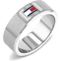 Tommy Hilfiger Stylish steel Anello H-Link 2790685 - Circuit: 62 mm