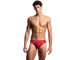 Emporio Armani para homem. EM000570_AF20426 Fato de banho Slip Cint vermelho (XXL), Beachwear, Poliamida