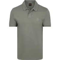 BOSS para homem. 50507803 Pólo de algodão stretch Slim Fit verde (XL), Casual, Manga curta