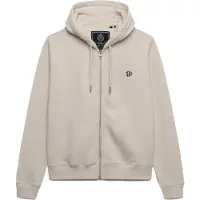 Superdry Casaco em moletão cinzento claro