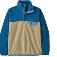 Patagonia - Marcas - M's LW Synch Snap-T P/O Nautilus Tan para Homem - Nylon - Tamanho XL