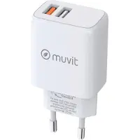 Muvit For Change Carregador De Parede Usb 3.4a