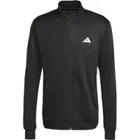 Adidas Casaco de treino preto / branco