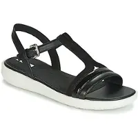 Geox Sandálias rasas JEARL SAND B mulheres - Preto - 37