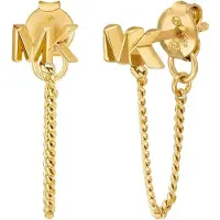 Michael Kors Orecchini Pendenti Placcati In Oro Premium Mkc1782710 — Orecchini