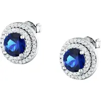 Morellato Orecchini Tesori Blu Argento Zirconi — Orecchini