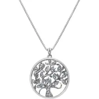 Hot Diamonds Silver Collana Tree of Life Nurture DP864 (chain, Ciondolo)