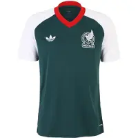 Adidas T-Shirt mangas curtas Preshirt Away Mexico Football Jersey homens - Verde - EU XL