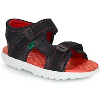 Kickers Sandálias rasas KICKSTER SANDAL LTHR JM NVY rapazes - Azul - 34