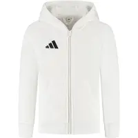 Adidas Casaco de treino em moletão 'Entrada26' preto / branco