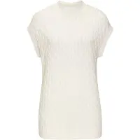 French Connection Pullover branco lã