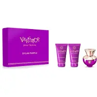 Versace Dylan Purple pour Femme Conjunto de presente eau de parfum 50 ml, loção corporal 50 ml e gel de duche 50 ml - feminino