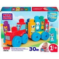 Mattel Jogo De Construção Tractor Stackable Animals