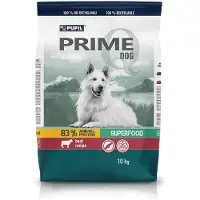 PUPIL Prime Rico Em Carne Bovina Com Vegetais Ração Para Cães 10 Kg