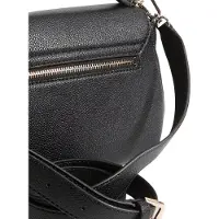 GUESS Mala de ombro 'Sac Bandoulière Anadela 3 Comp Satch Black' preto
