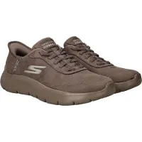SKECHERS para mulher. 124837 Chinelos Go Walk Flex Mali em pele castanha (38), Couro, Marrom, Plano, Nenhum, Casual